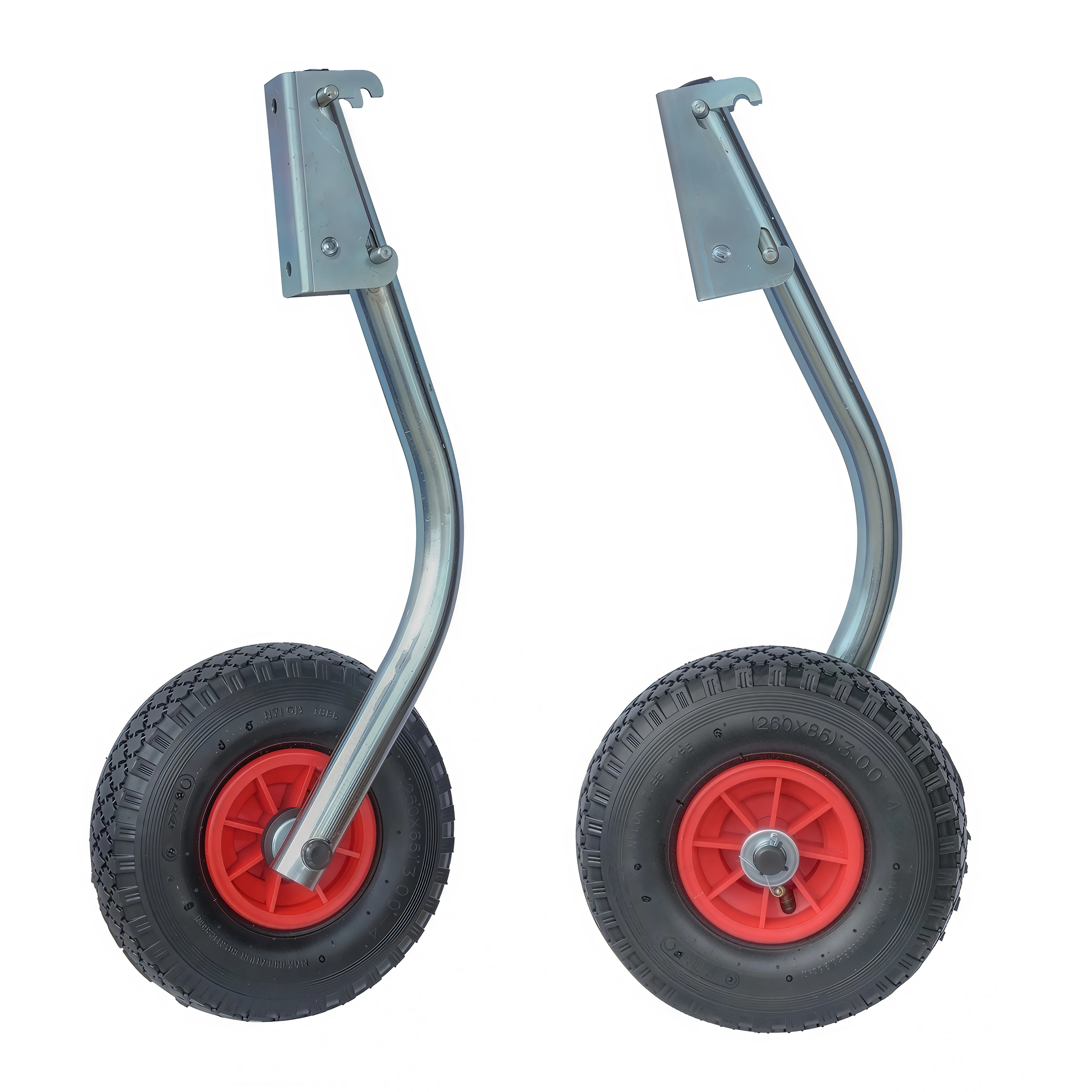 Транцевые колеса быстросъемные оцинк. сталь 560 мм (надув. дно, колесо 260)